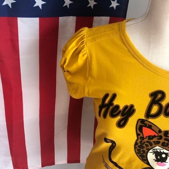 DEPT hey baby cat tee shirt vintage retro classic retro fashion coastal chic - Picture 6 of 13